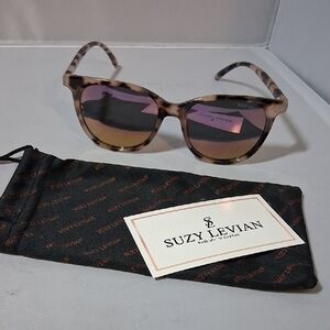 Suzy Levian beige/pink sunglasses